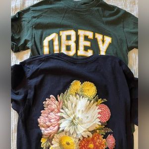 Obey graphic tees